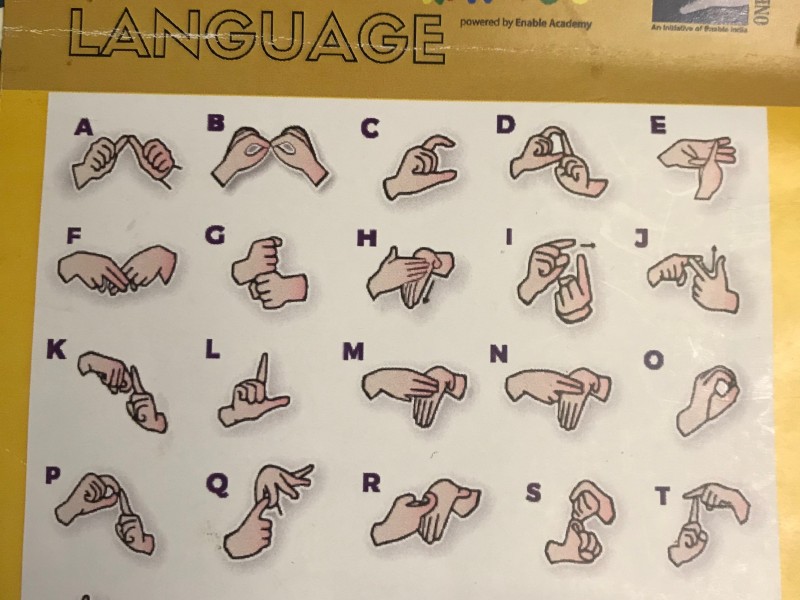 Abc Chart Sign Language